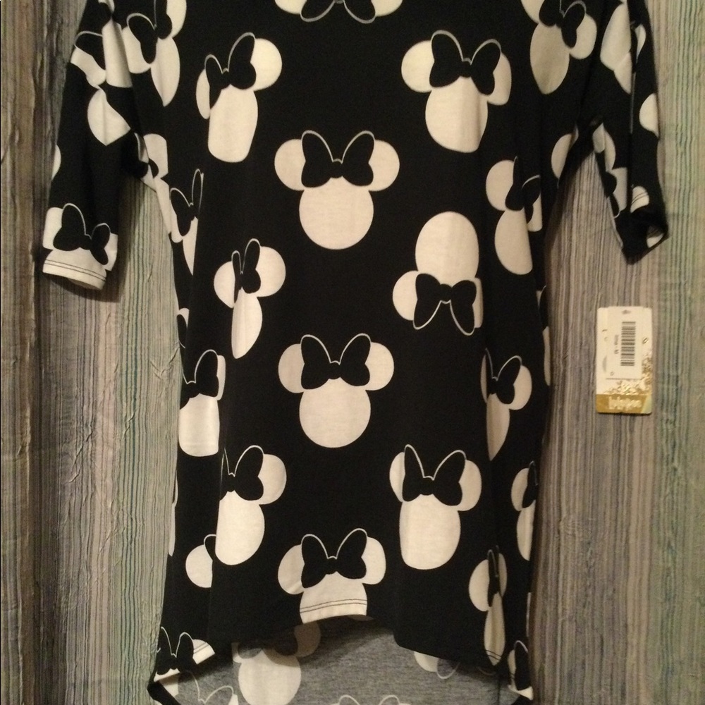 LulaRoe Minnie Mouse print Irma, NWT, Medium
